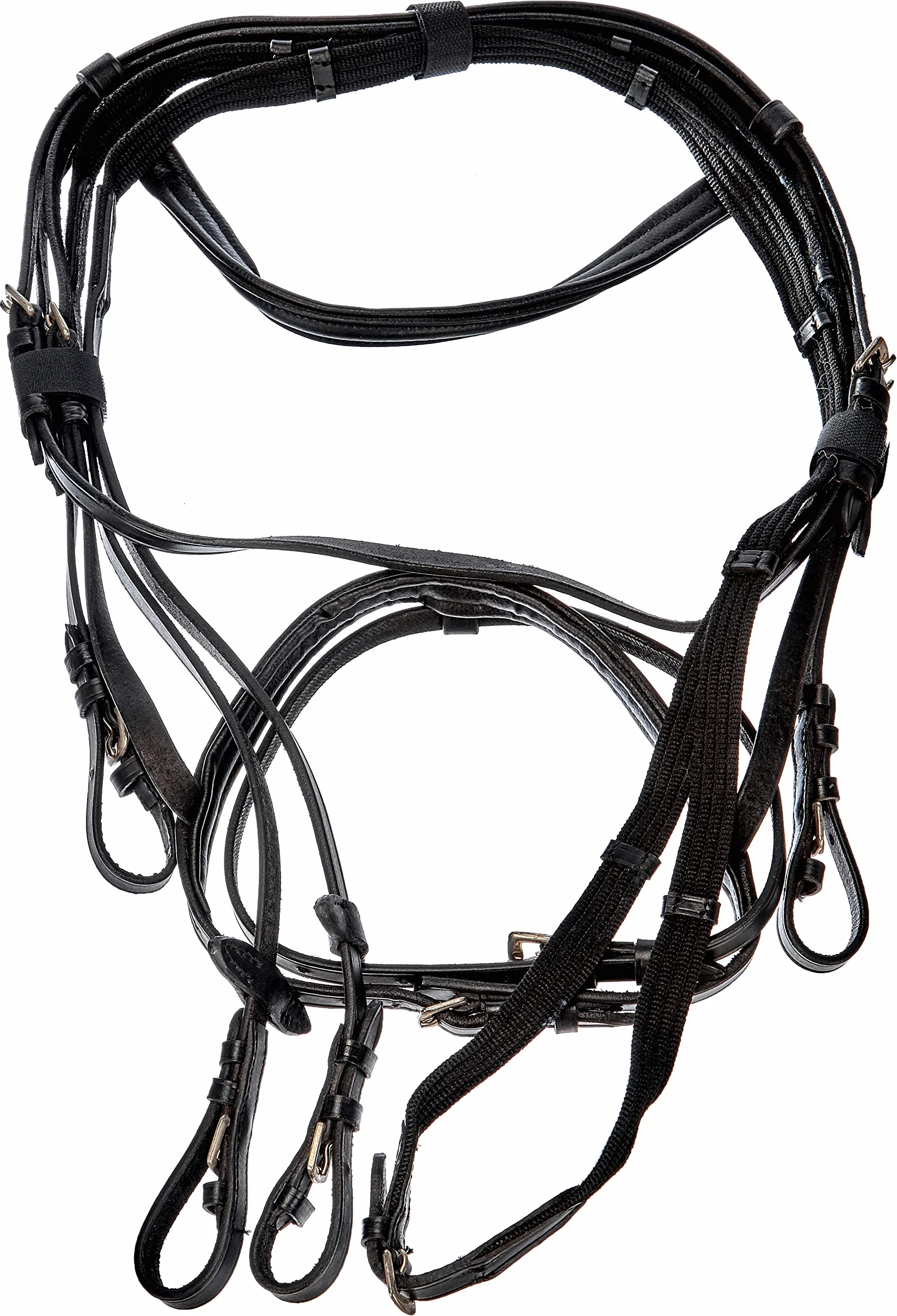 Covalliero Kerbl 32171 - Briglia per purosangue Standard in Pelle Nera