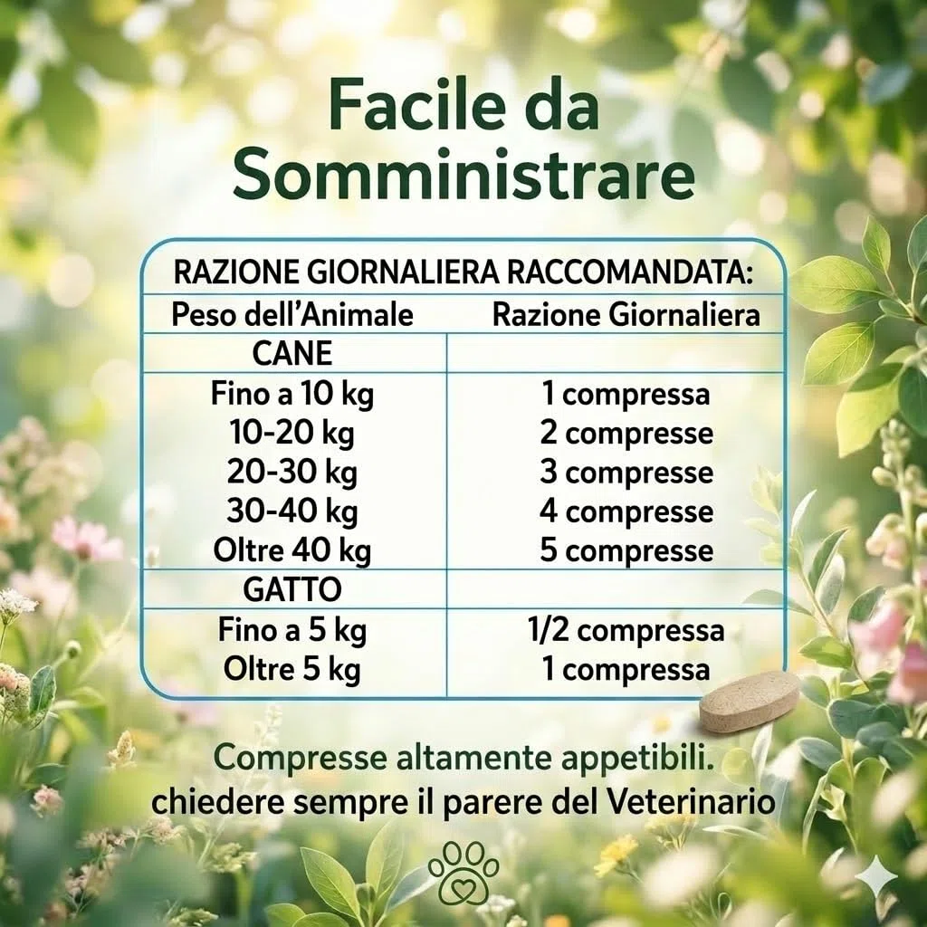ABIOMAXX Calma - Favorisce Un Naturale Stato di Calma - Mangime Complementare per Cani e Gatti (15 Compresse)