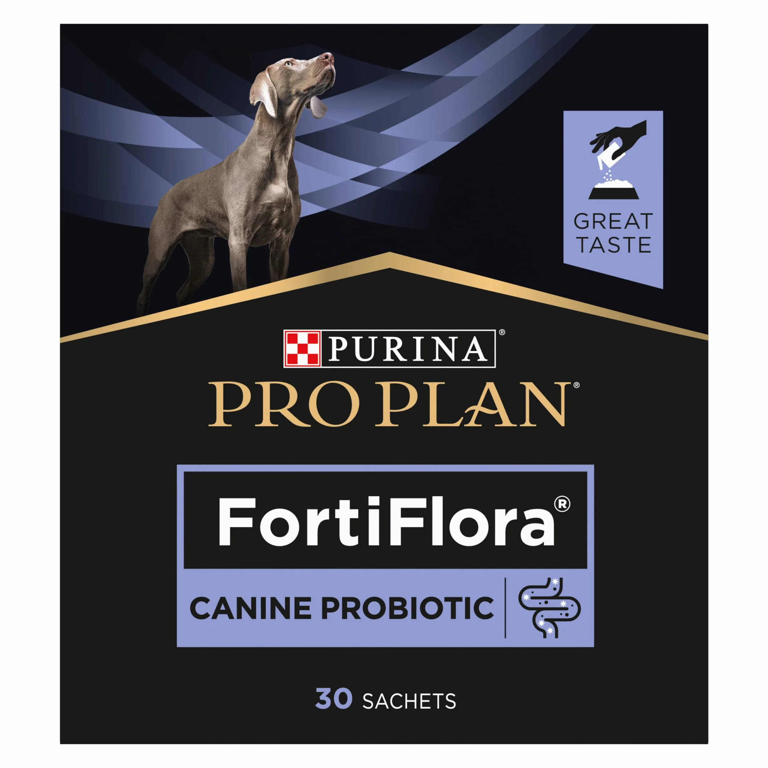 PURINA PRO PLAN Canine FortiFlora - Supplemento probiotico per cani, confezione da 30 bustine