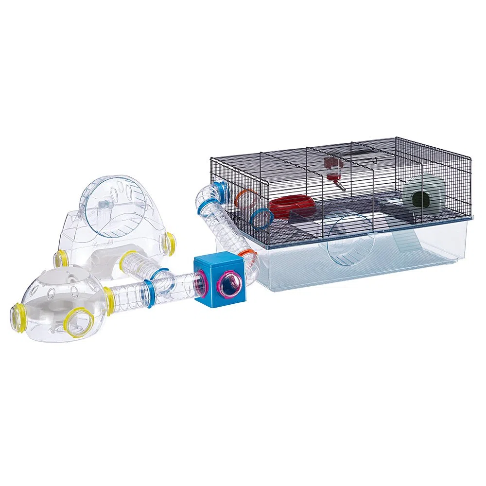 Ferplast Accessori roditori Ferplast GYM criceti ruota sport modulo abitativo , 32,3 x 23 x h 26,3 cm