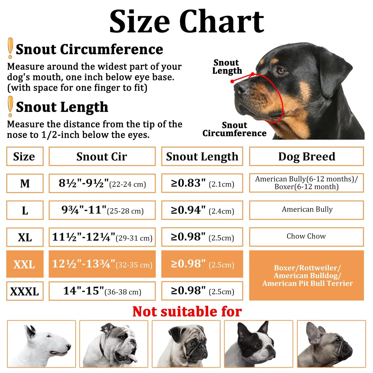Mayerzon Museruola morbida per Pitbull, bulldog, boxer, rottweiler, anti morso, corteccia, per toelettatura, museruola in tessuto per cani a muso medio grande e corto