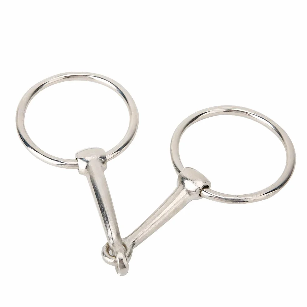 Filetto, Filetto in Ferro O Ring Filetto a Bocca Snodata Cava Filetto per Cavallo Filetto per Cavalli Filetto Medio per Equitazione per Forniture Equestri