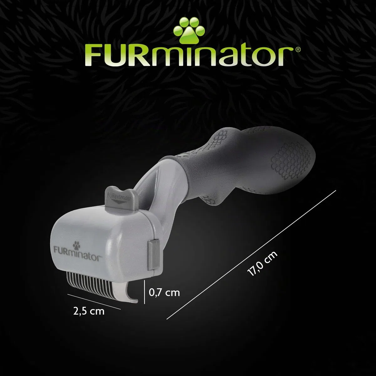 FURminator Districante regolabile per Cani e Gatti - Pettina in modo sicuro e rimuove delicatamente i nodi dal pelo