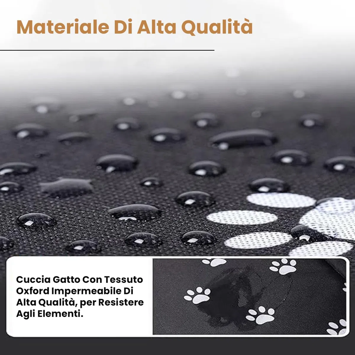 Cuccia Gatto Esterno, Casetta per Cani, Cuccia Gatto Chiusa, Impermeabile, Resistente All'inverno, per Animali Domestici