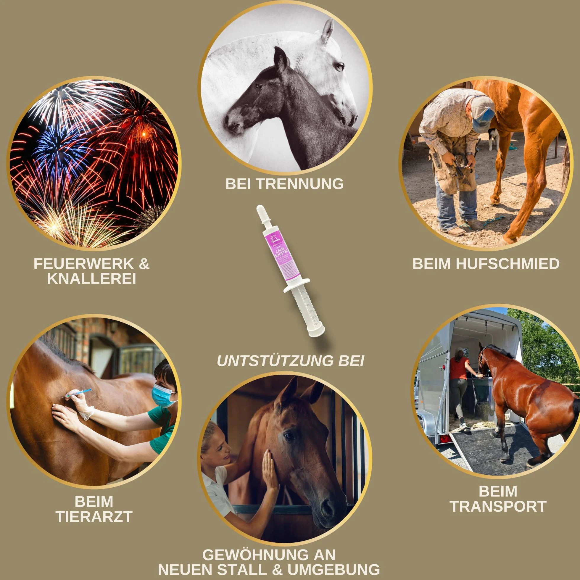 Magnesio Cavallo 3*30ml Pasta Calmante per Cavalli I Rilassamento Calma Booster I Anti-Stress Calmante Nervi I L-Triptofano I per Ansia Trasporto, Pasta di Magnesio Serenità Cavallo Nervoso Alta Dose