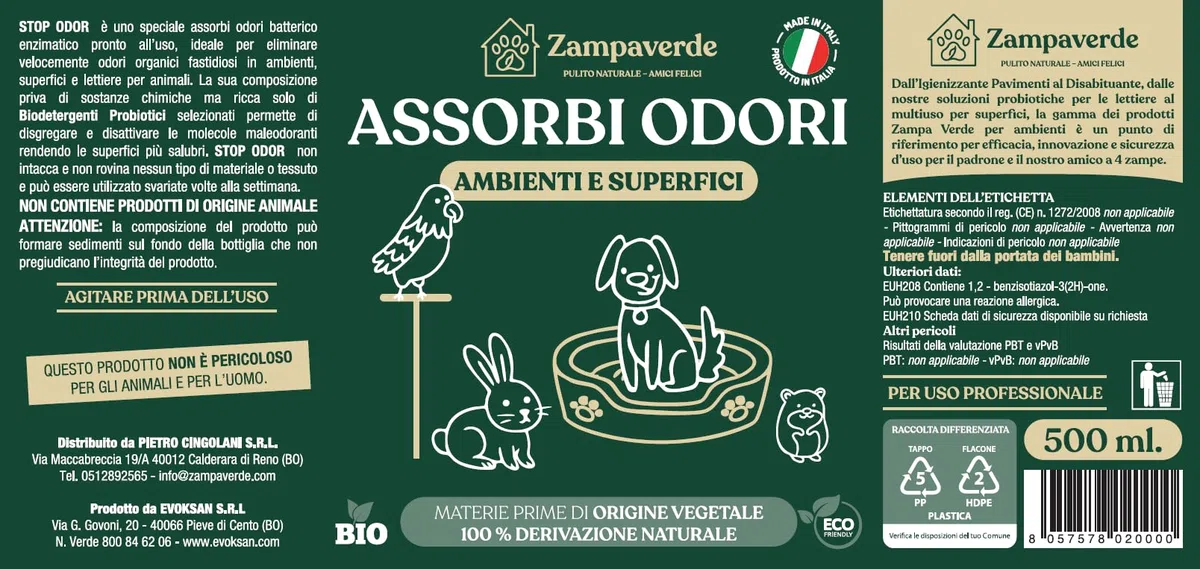 Elimina Odori Bio Urina Cani Gatti + Detersivo Delicato Animali