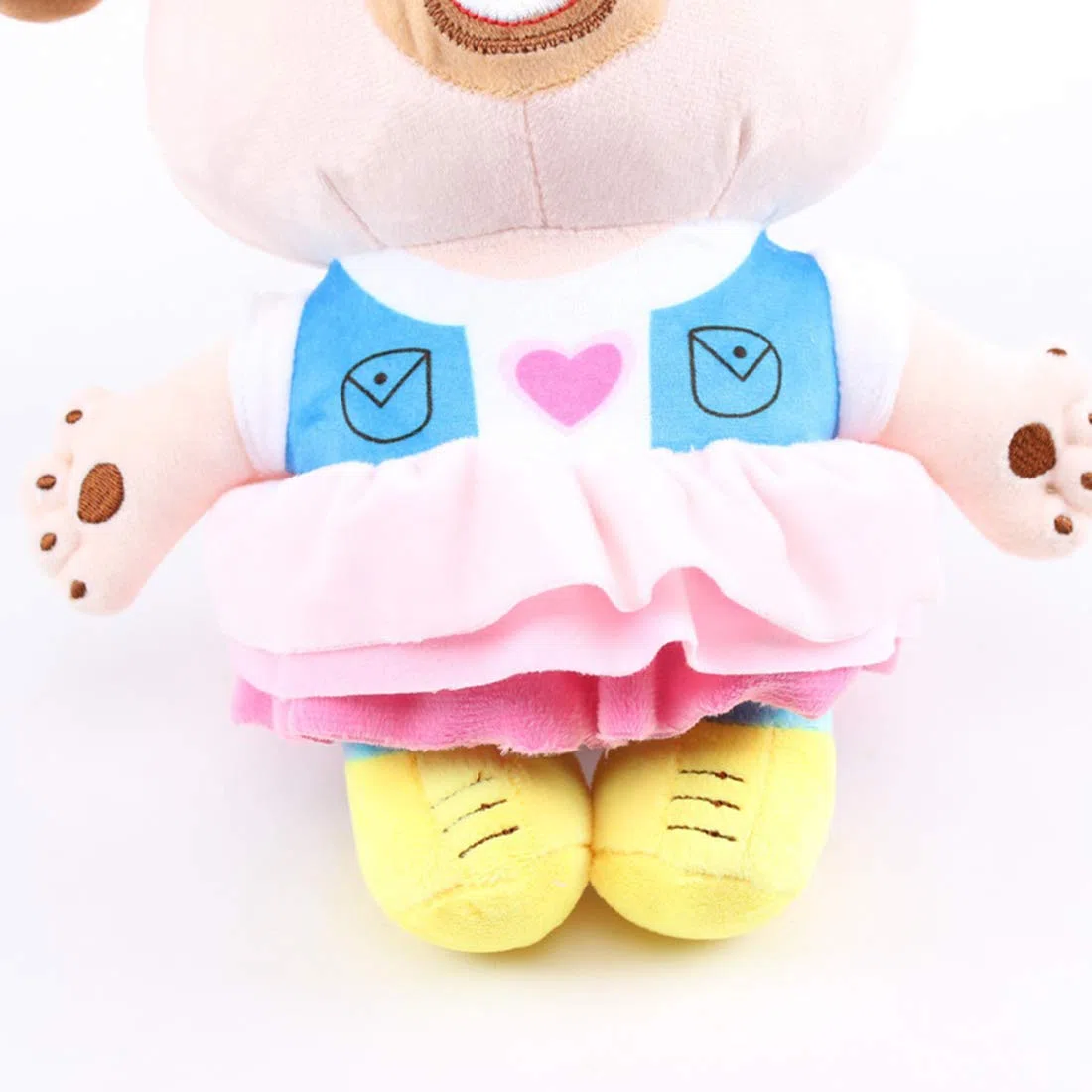 Peluche a forma di cane e topo, peluche per bambini (cane e topo)
