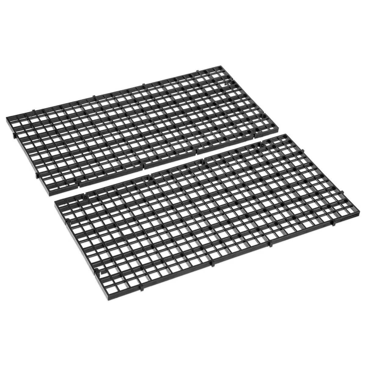 2 Pezzi 30 x 15 cm Divisori per Acquario, Griglia in Plastica per Isolamento, Filtrazione Fai da Te e Acquascaping (Nero)