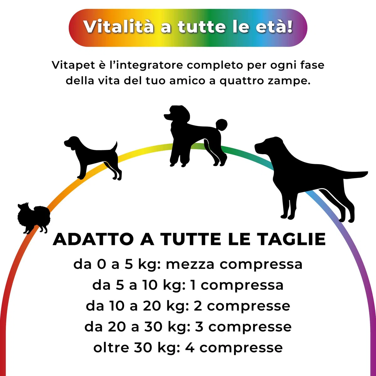 PETCEUTICA Integratore per Cane Anziano, Sistema Immunitario, Echinacea e Uncaria, Multivitaminico, 60 Compresse Appetibili, Made in Italy