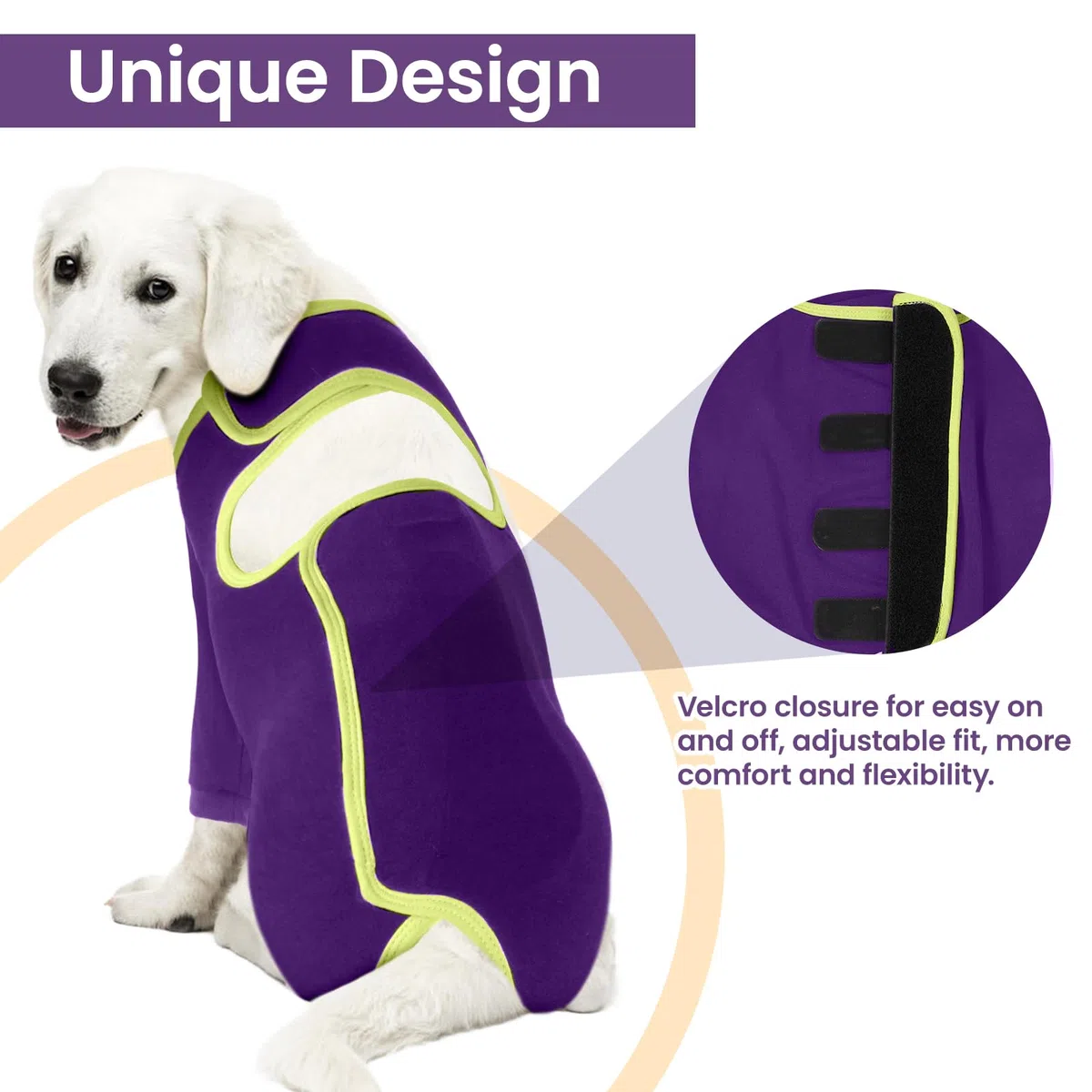 IECOii Tutina Post Operatoria Cane,Vestito di Recupero per Animali Domestici,Tuta da Recupero Cani Body Post-Operatorio Vestito Recupero Protezione per Malattie Pelle Ferite Cani Cura Chirurgica,S