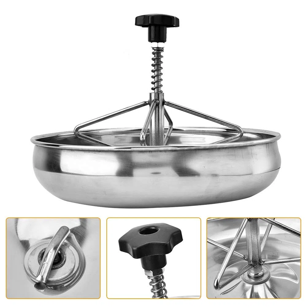 Mangiatoia per Suinetti Mangiatoia per Suini in Acciaio Inossidabile per Carichi Pesanti, Mangime per Bestiame S, Design della Mangiatoia da Pavimento per L'allevamento di Suini