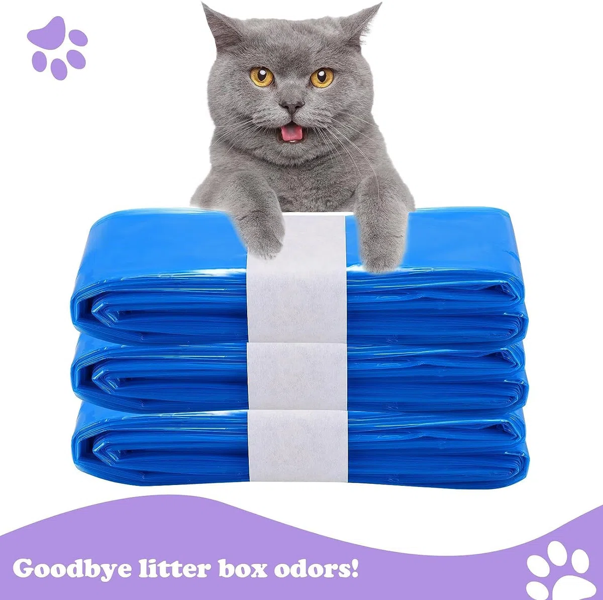 Sacchetti di Ricarica per Lettiera Genie - Compatibile con Litter Locker, per Gatti, Confezione da 10 (Senza Cartuccia)