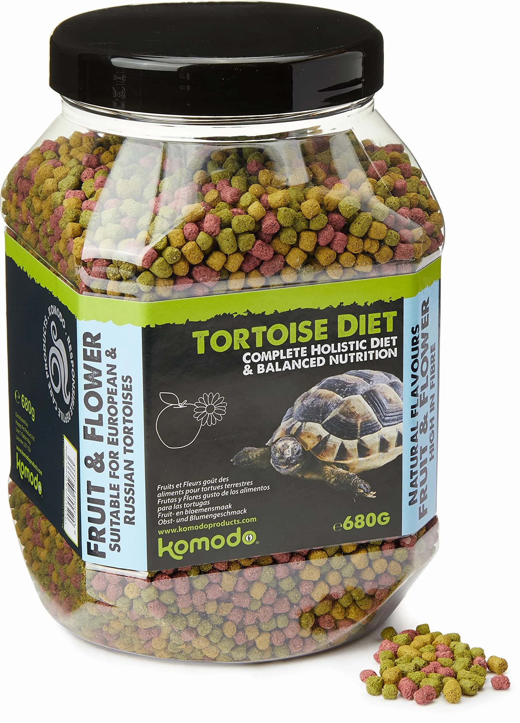 KOMODO COMPLETO Holistic TARTARUGA DIETA FRUTTA E FIORE - 680 g