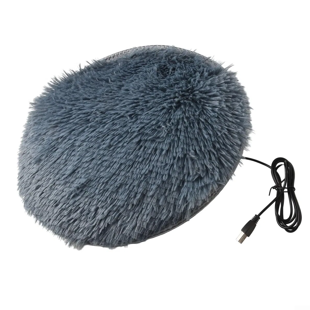 Tappetino termico per animali domestici, riscaldato tramite USB, in peluche, coperta elettrica per cani e gatti, temperatura costante, termostato, tappetino riscaldante elettrico (verde)