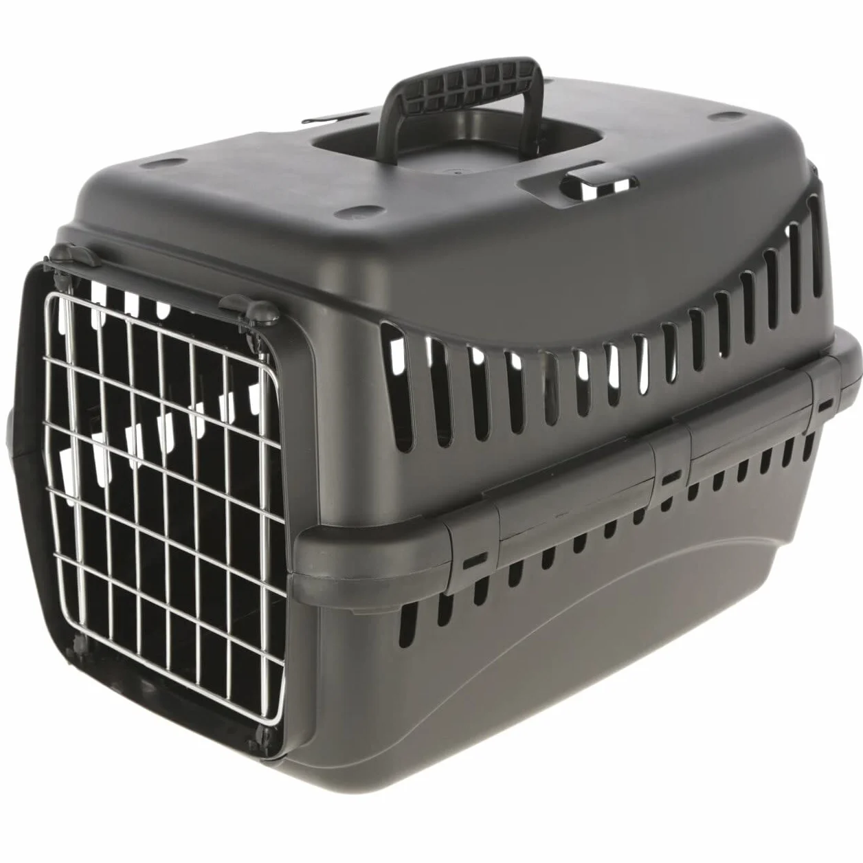 Kerbl Pet Box Trasporto Expedion Eco C, Sport Metal 58 x 38 x 38 cm, Nero
