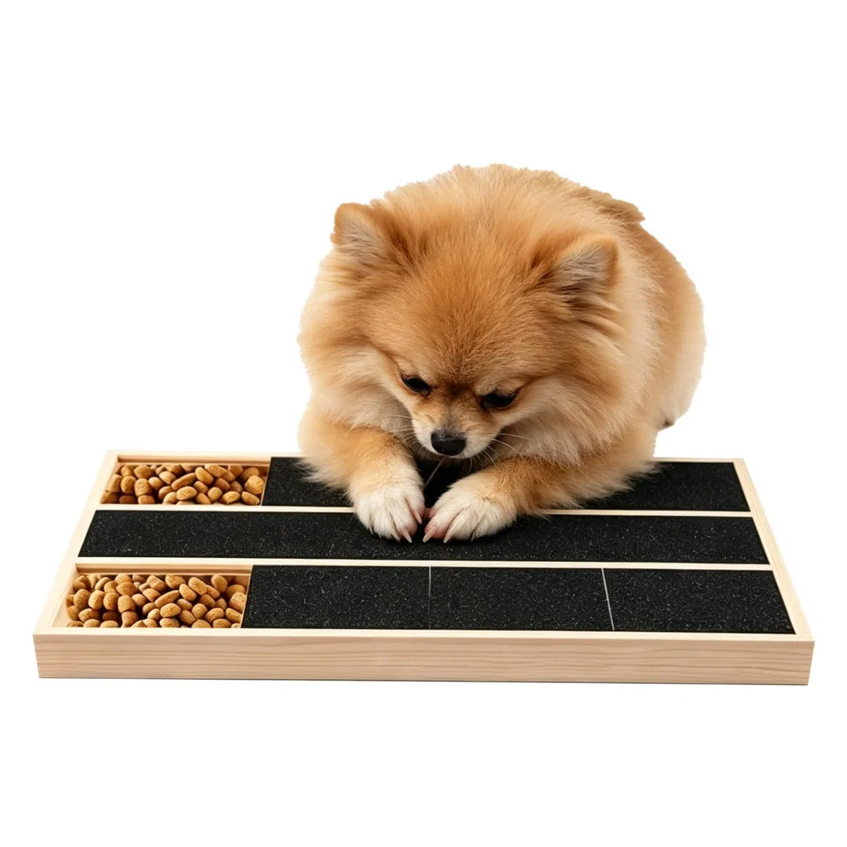 Tavola tiragraffi per cani, 35 x 25 x 3,5 cm, in legno, per limare le unghie dei cani, per addestrare le zampe, strumento per la toelettatura delle zampe del cane, per tagliare e macinare i