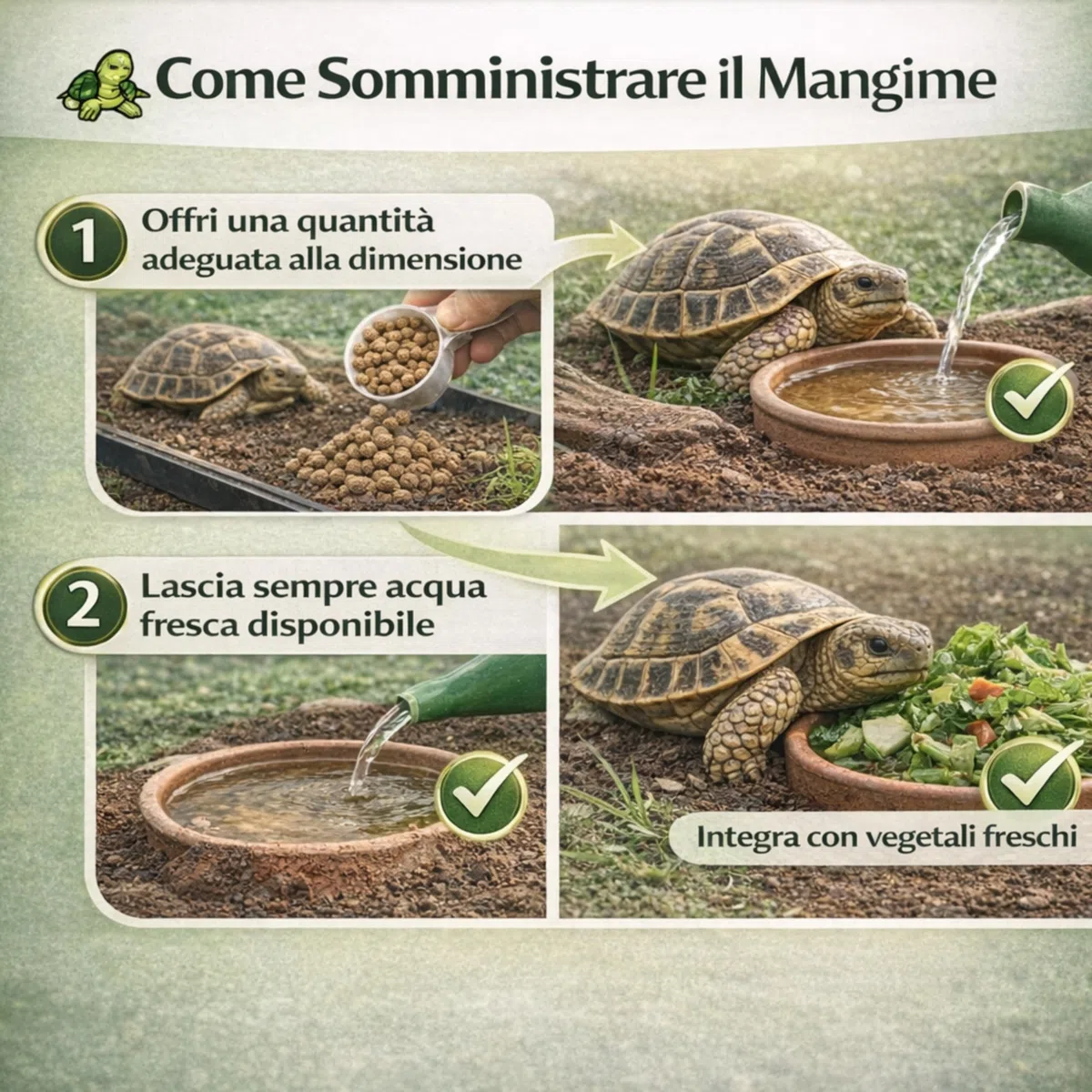AGRI-CULTURA® | Mangime Completo per Tartarughe di Terra【500g】 | Cibo in Pellet ad Alta Digeribilità | Ricco di Vitamine e Minerali per Carapace Forte e Crescita Sana.