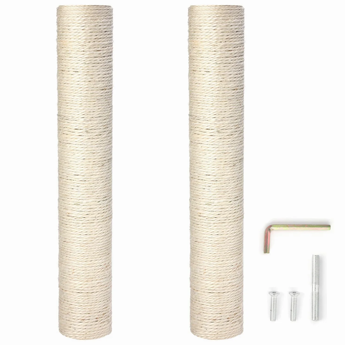 powerking Scracther Post per Gatti con Spazzola massaggiante Arch Self Groomer, Giocattolo interattivo per tappetini da Prato con Artiglio in Corda sisal da 18,9" per Gatti Interni