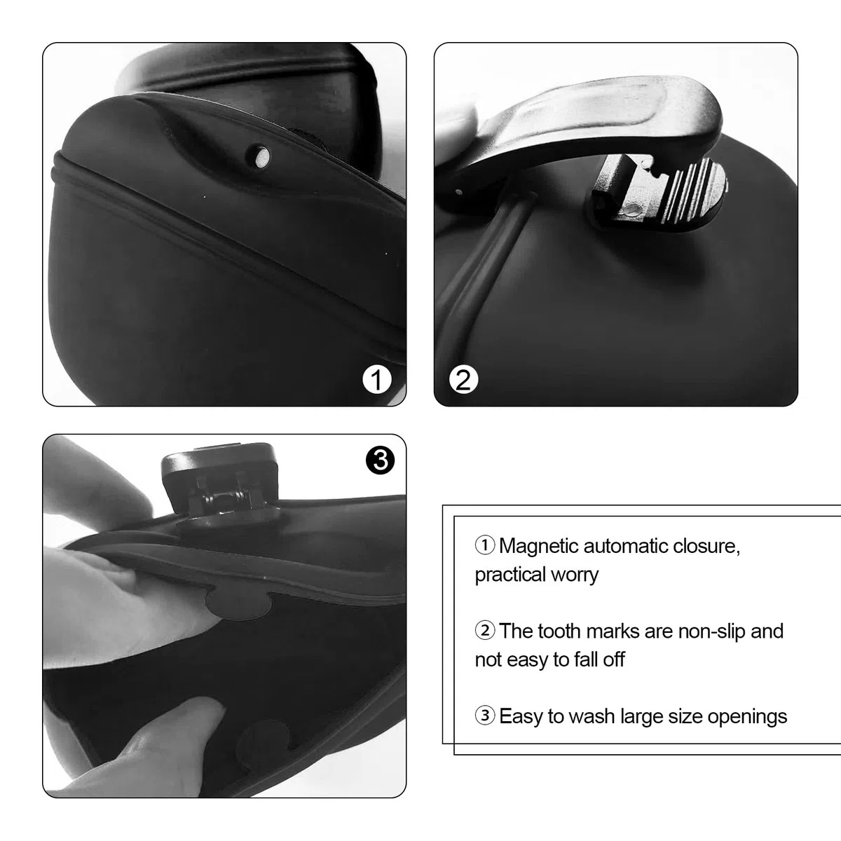 TSHAOUN 2 Pezzi Borsa Addestramento Cani in Silicone,Orsa per Cani in Silicone con Clip, Contenitore per Alimenti per Cani Portatile,Borsa per Alimenti Domestici con Borsa Magnetica (2 PCS)