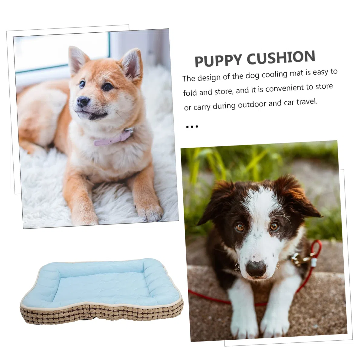 BESPORTBLE Tappetino Rinfrescante Per Cani e Gatti Cuscino Qualità Resistente e Facile Da Pulire Offre Comfort e Sollievo Termico Per Animali Domestici