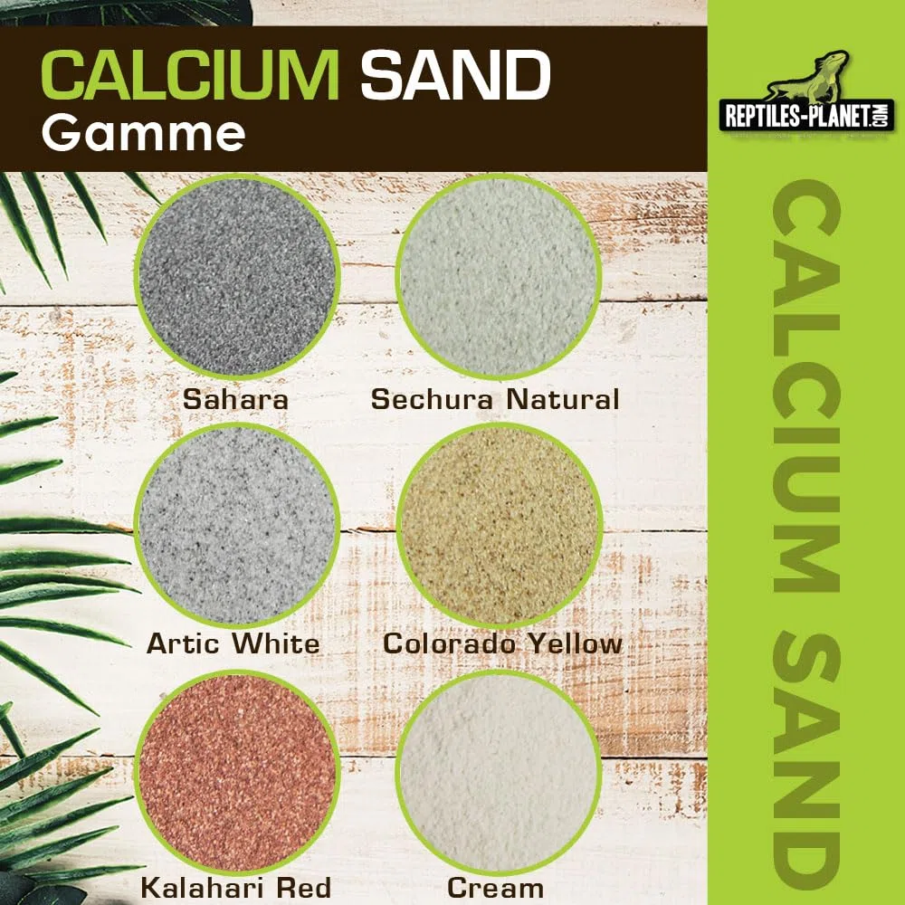 Rettili Planet Lettiera Sabbia di Calcio terrario Calcio Sand Kalahari Rosso 5 kg