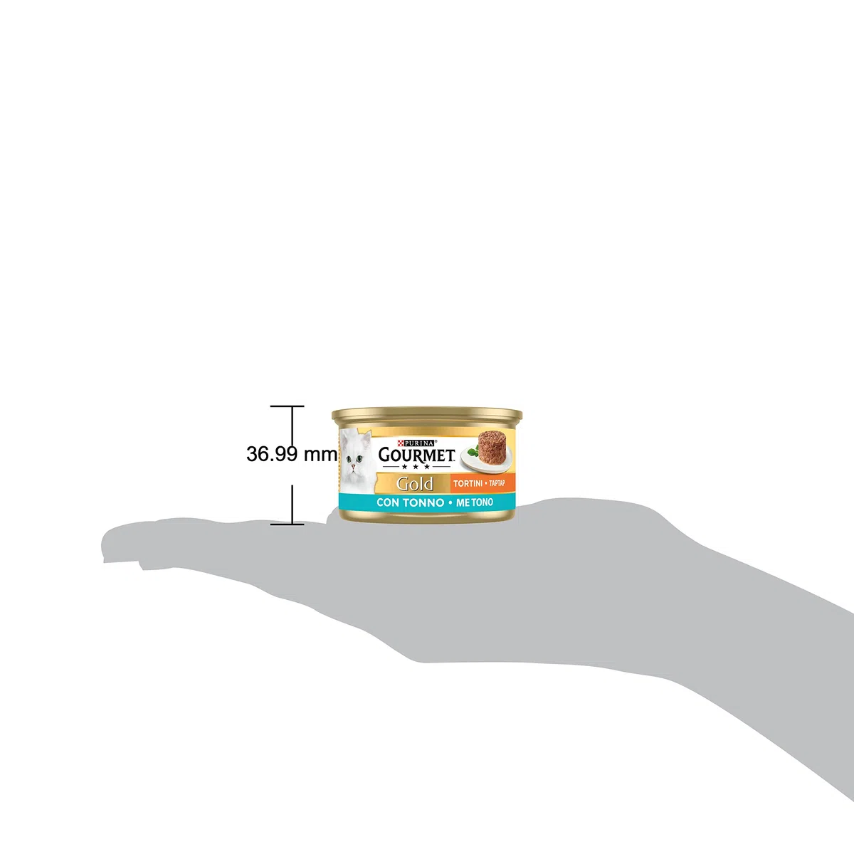 GOURMET Gold Cibo Umido per Gatti Adulti Tortini con Tonno 24 Lattine da 85g