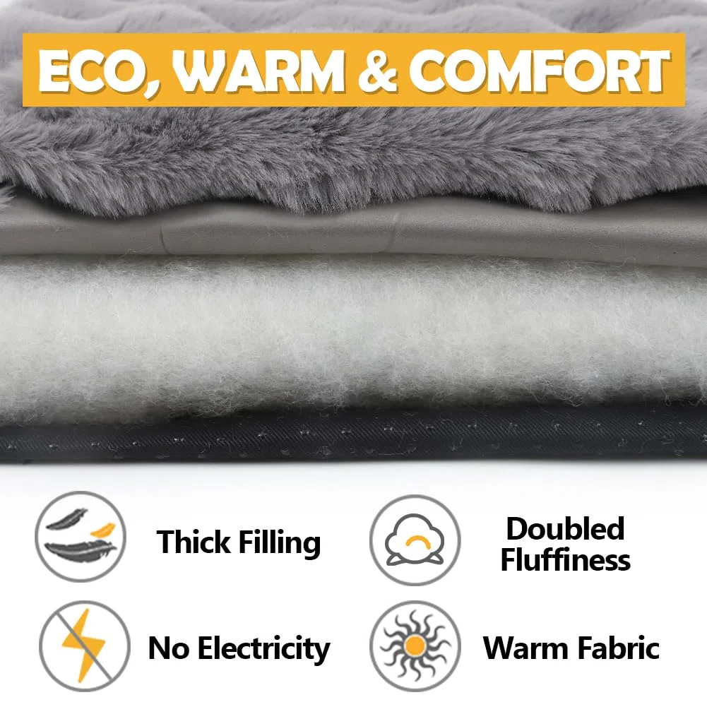 XIAPIA Cuccia per Gatti Coperta Autoriscaldante per Gatti e Cani, Coperta Addensato per Animali Domestici, Tappeto Termico per Gatto Senza Elettricità, Cuscino Autoriscaldante per Cane, Lavabile