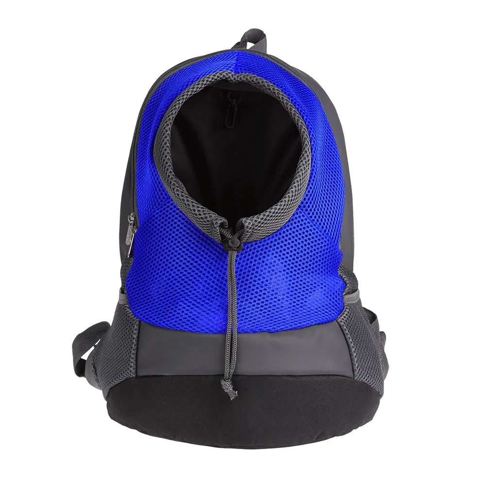 NHSUNRAY Pet Carrier Zaino Per Piccolo Cane Gatto Puppy (3.5kgs Max) On-the-Go Viaggio Pet Anteriore Posteriore Borsa Soft Traspirante Mesh Pup Pack (Blu)