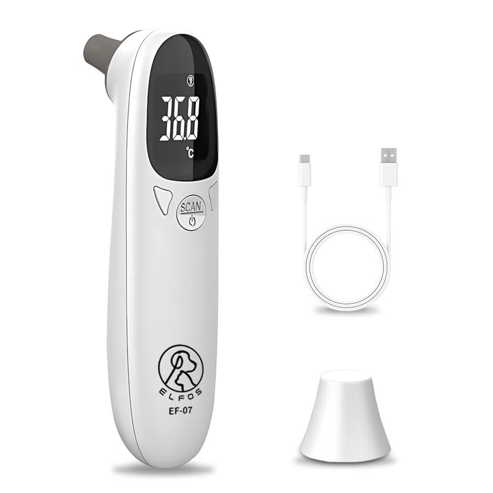 Termometro Auricolare per Cani, Termometro Orecchio per Gatti, 12,8 * 3,9 cm Termometri per Gatti per Orecchie, Monitor Della Temperatura 'Orecchio del Cane per Cane, Gatti, Maiali
