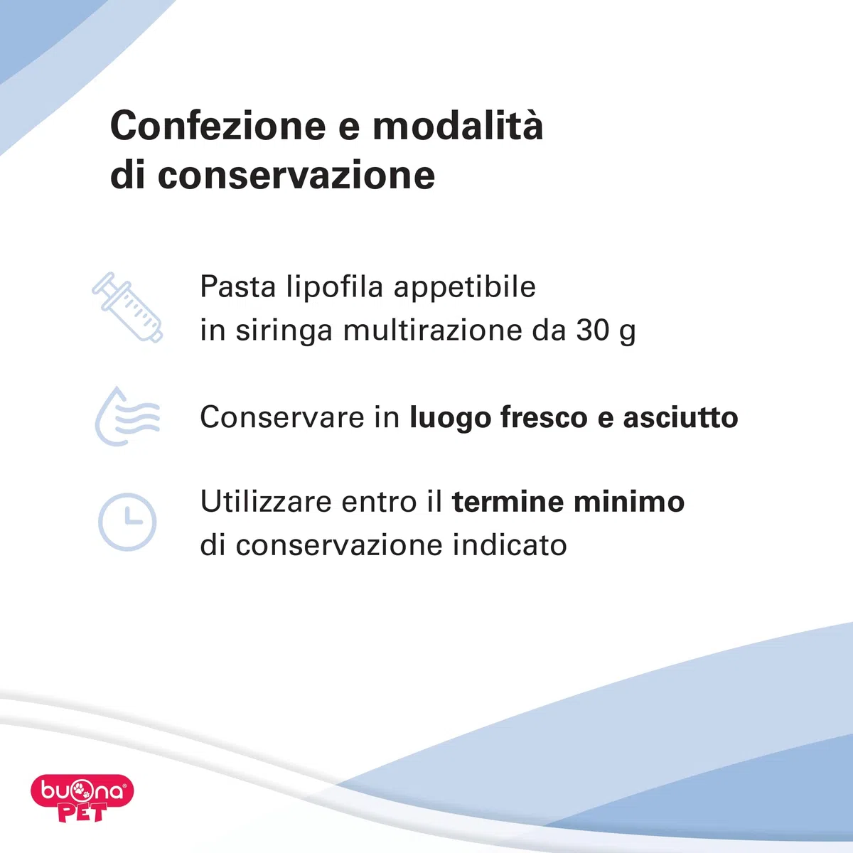 Buona Pet Protettina Gastro siringa da 30g, Mangime Complementare per Cane e Gatto, Supporto per la Funzione Gastrointestinale Superiore, Pasta Appetibile in Siringa Multirazione