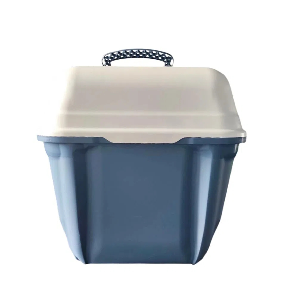 LETTIERA GATTO CHIUSA colore casuale FACILE PULIRE【Con 2 ciotola MANGIA e TAPPETINO LETTIERA 】54x39x40H cm