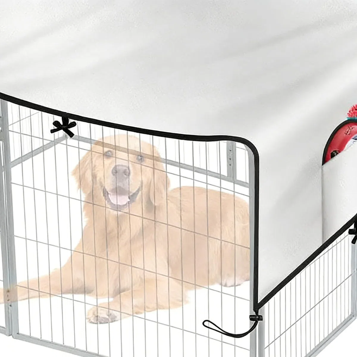 Copertura per gabbia per cani, in tessuto Oxford 210D, impermeabile, di grandi dimensioni, per campeggio, cortile, spiaggia, riunione di famiglia, patio, picnic