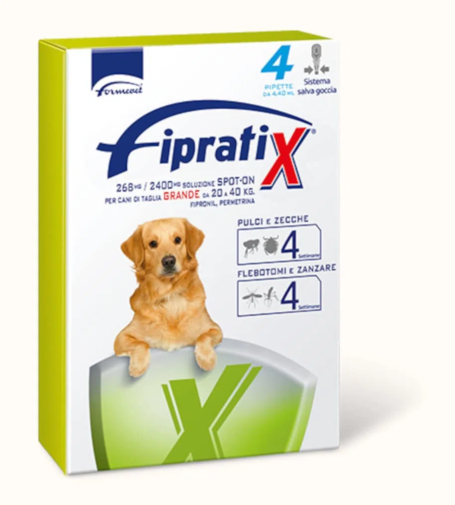 Fipratix 268 Mg/2400 Mg Soluzione Spot-on per Cani di Taglia Grande