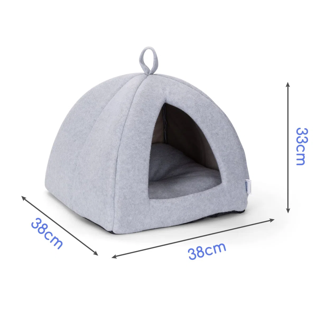 Nobleza Cuccia Gatto, Casetta Pieghevole per Gatto Cani, 2 in 1 Multiuso Lavabile in Lavatrice Cuccia Gatto Chiusa Interno 38 x 38 x 33cm
