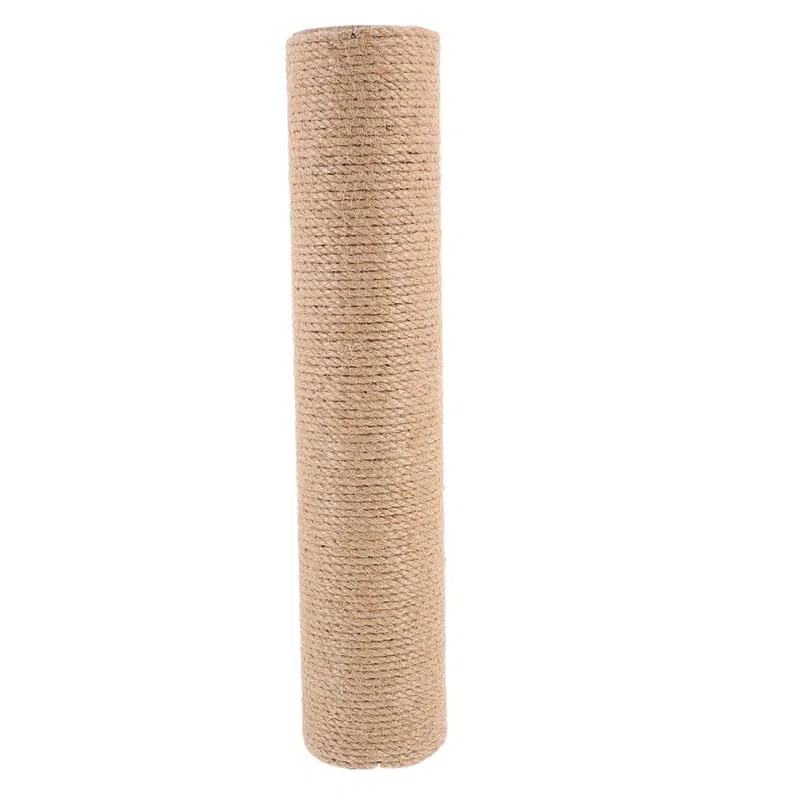 Yardwe Tiragraffi Per Gatti Da Interno Verticale in Corda Di Iuta Naturale 40 Cm Palo Di Ricambio Robusto Per Protezione Mobili e Benessere Felino