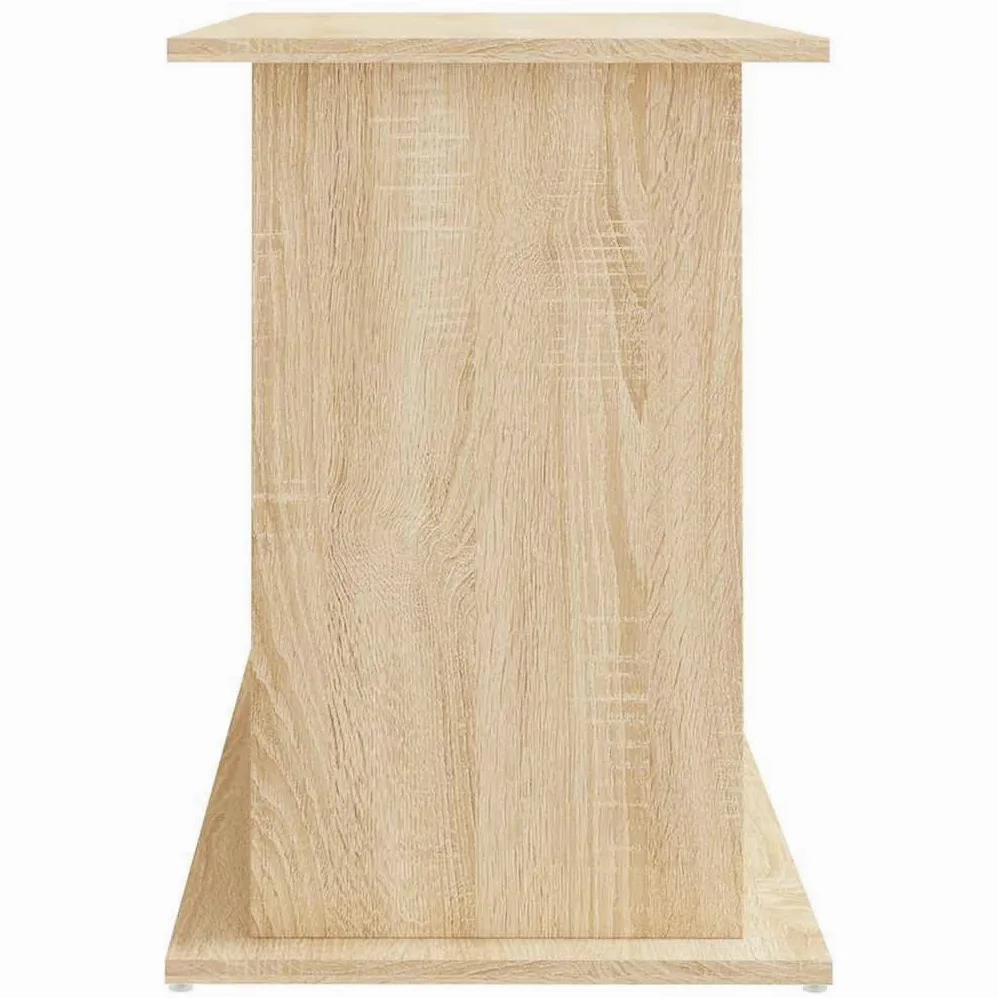 Supporto per acquario, in legno di quercia Sonoma, 101 x 41 x 58 cm, con 6 scomparti, stabile mobiletto inferiore per accessori, mangime, filtro, salvaspazio, per soggiorno, ufficio, camera da