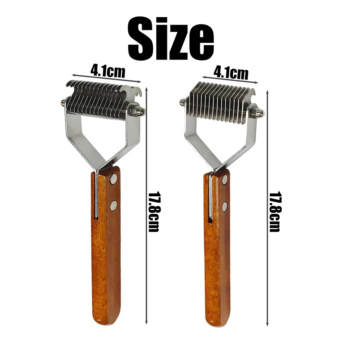 2 Pezzi di Pettine per La Depilazione per Animali Domestici, Accessori per La Toelettatura per Animali Domestici, Strumenti per La Cura dei Capelli, Forniture per Animali Domestici.
