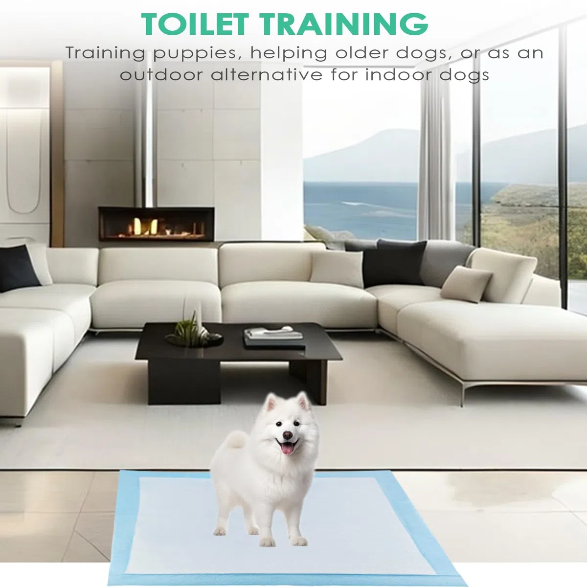 60 Pezzi Tappetini Igienici per Cani, 60 x 90cm Design a 5 Strati a Prova di Perdite con Superficie ad Asciugatura Rapida, Traversina Tappetino Cane Pipi Assorbenti Igienico l'Addestramento