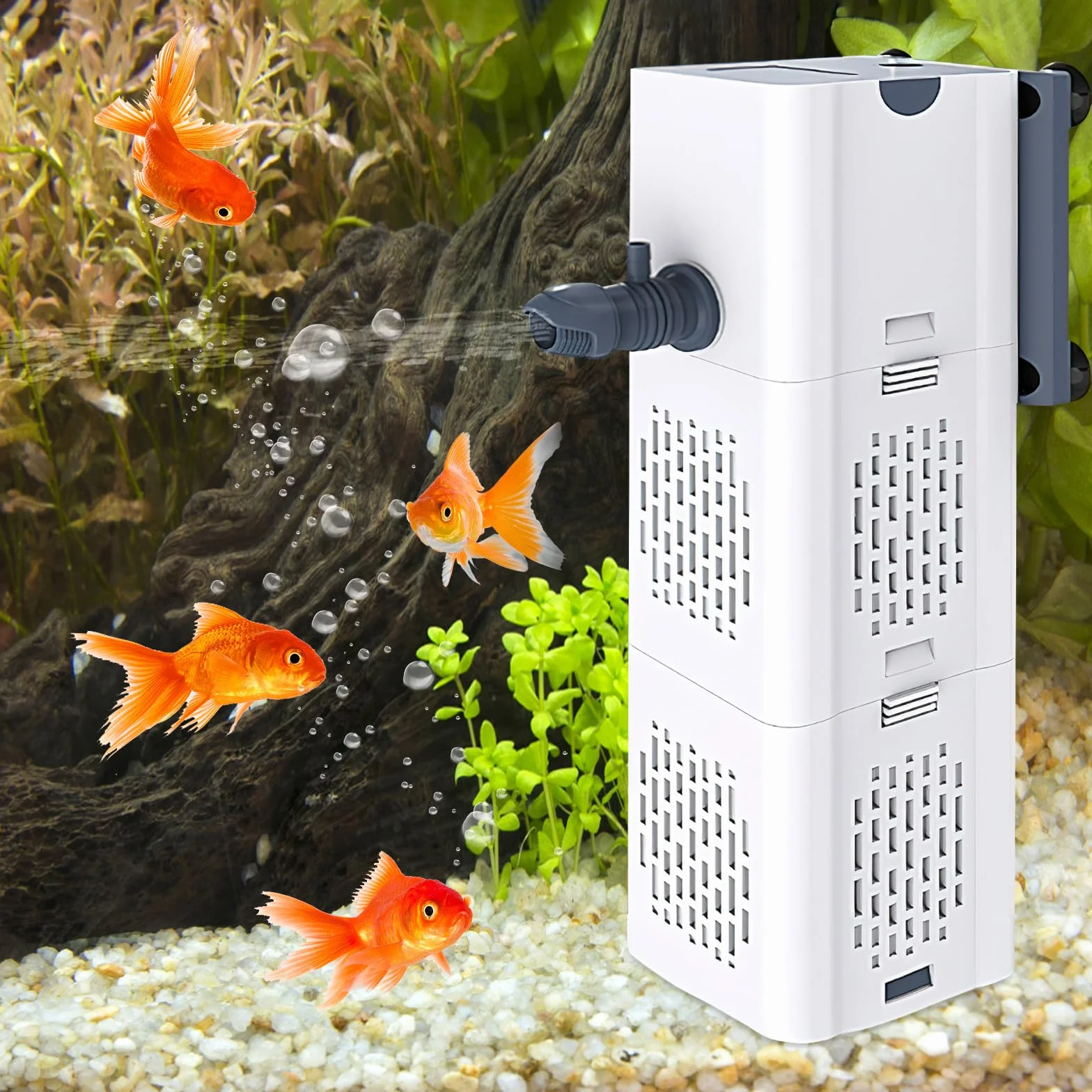 Filtro Interno per Acquario con Pompa - 60 Litri - Pompe e Filtri per Acquari