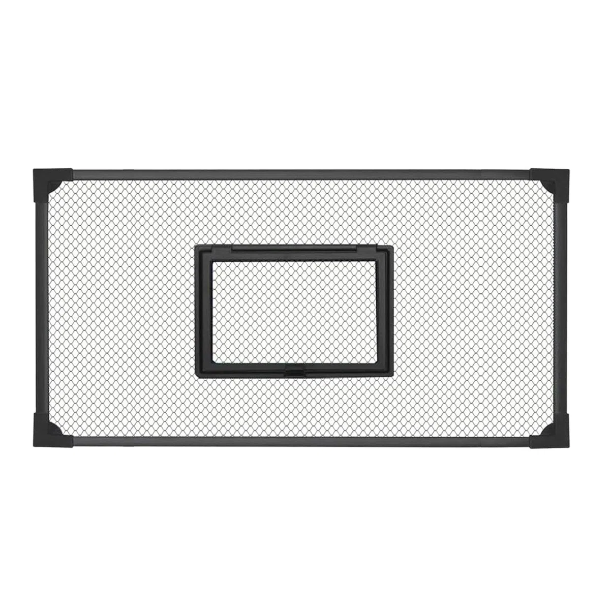 Baoblaze Coperchio del Serbatoio di Ricambio Auto-assemblante Copertura Anti-Salto Copertura Nera per Acquario Accessori Multifunzione Facile da Installare, 80x40 Cm