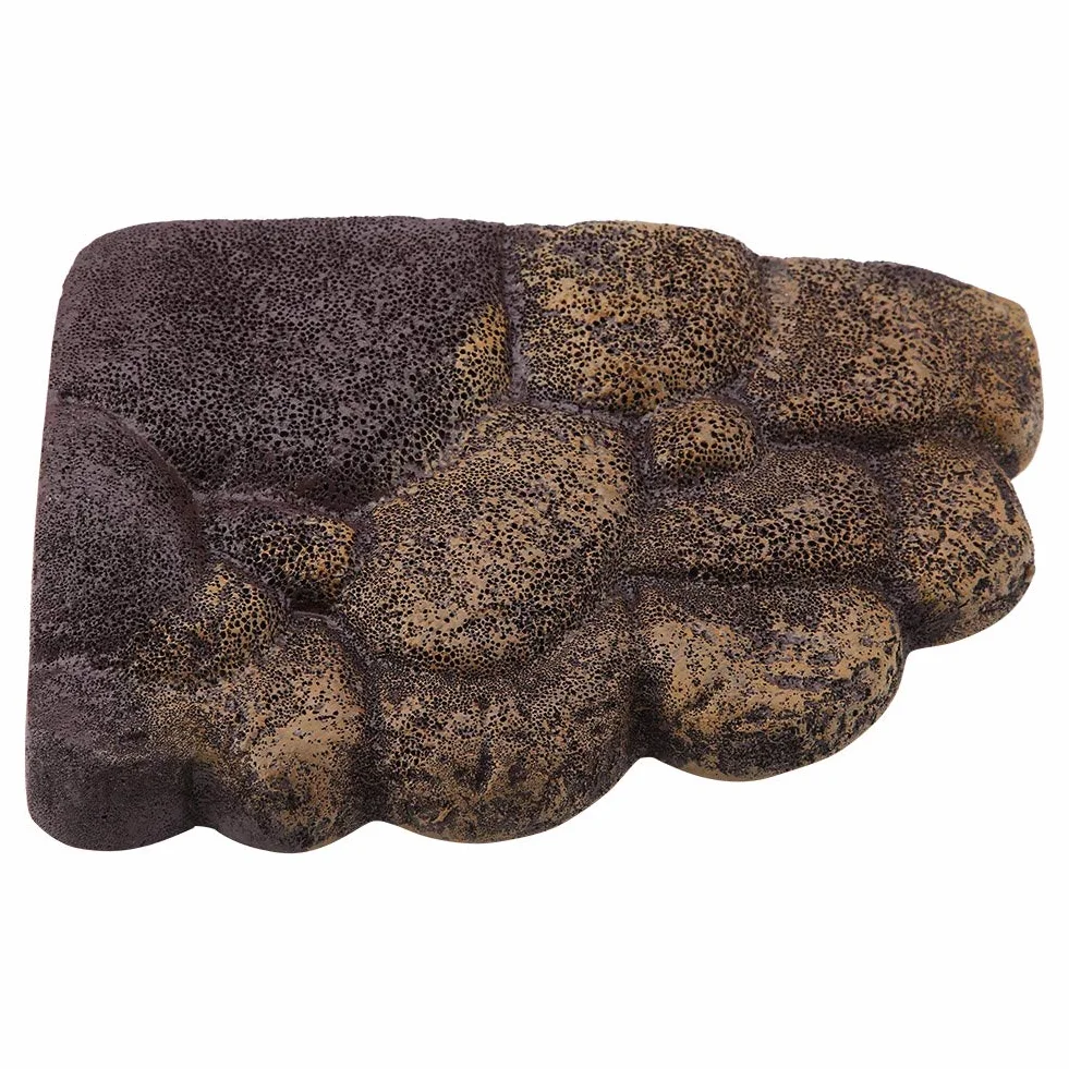 Resina Tartaruga Magnetic Basking Isola Galleggiante Isola Basking Ramp Tartaruga arrampica Pietra Acquario Paesaggio Ornamento Habitat Decor per Semi Animali Acquatici(NS-78)