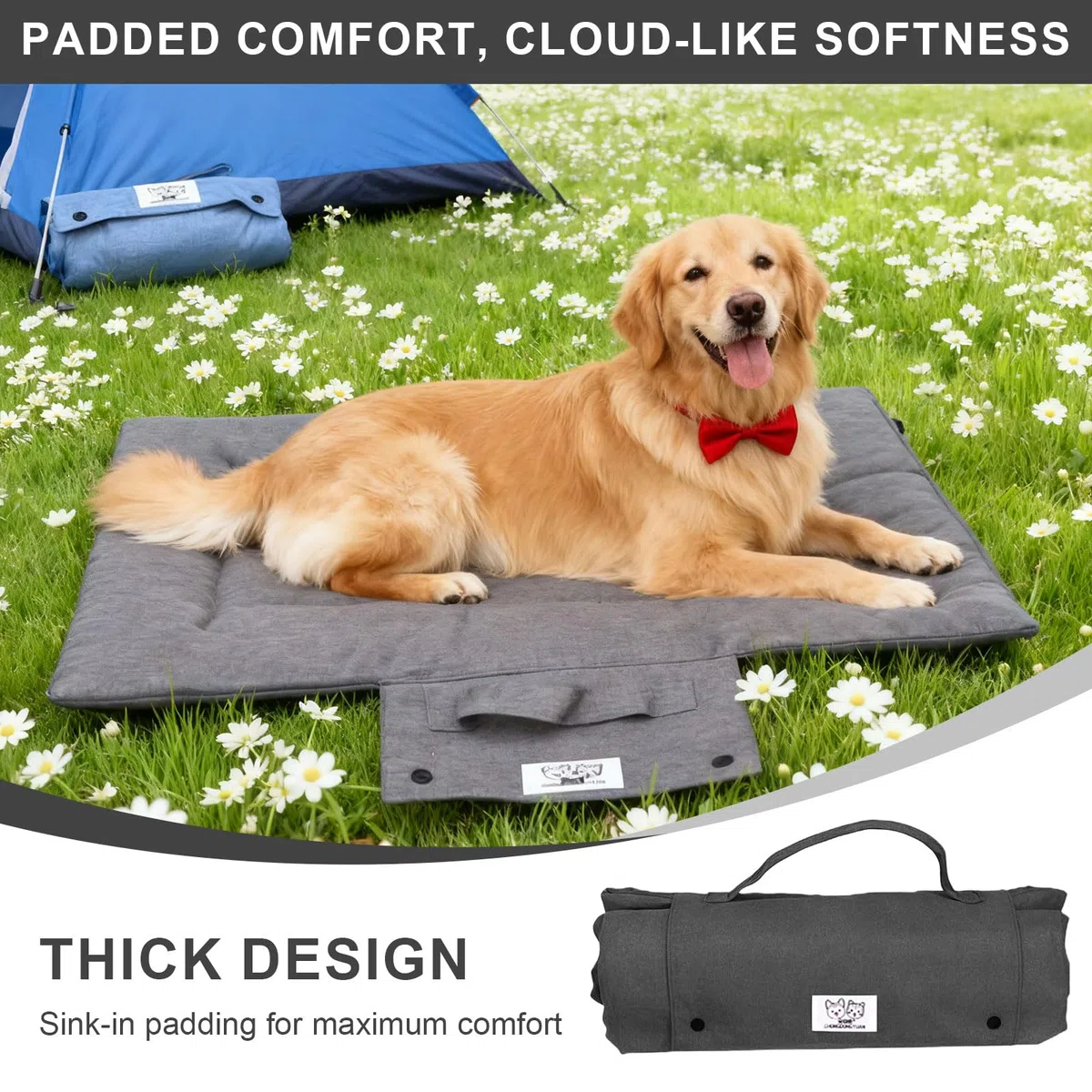 Coperta per cani da viaggio, 70 x 50 cm, portatile e pieghevole, morbida coperta per cani e gatti, lavabile, da viaggio, per divano, auto ed esterni