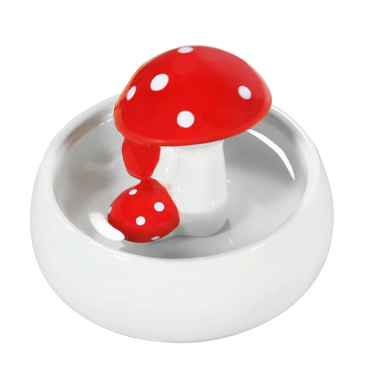 Niteangel Ciotole per l'alimentazione e l'acqua per criceti, serie in ceramica per funghi, per criceti siriani nani, gerbilli, topi, ratti o altri piccoli animali domestici di dimensioni simili