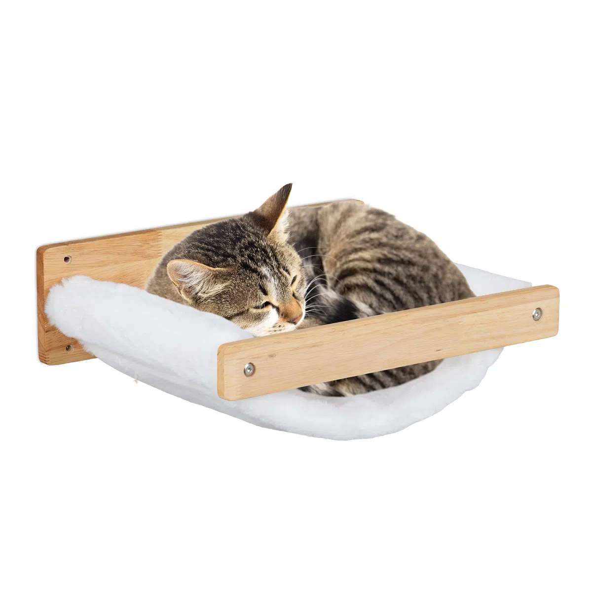 Relaxdays Cuccia Amaca da Parete per Gatti, Letto Rialzato per Animali, Percorso Arrampicata a Muro, HLP 17x39,5x32,5 cm