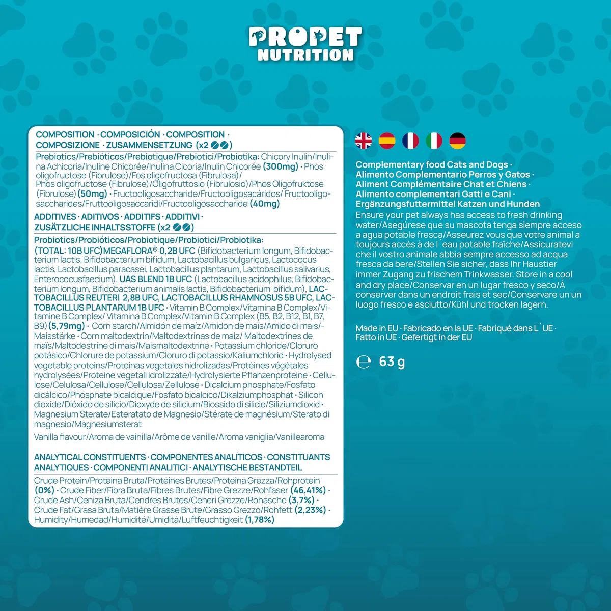 Probiotici per Cani. 10 Miliardi UFC. Probiotici 11 Diversi Ceppi + Prebiotici + Vitamine B Complex. 120 Compresse. Fermenti Lattici Cane. Diarrea Cane. Probiotico Digestivo per Cani