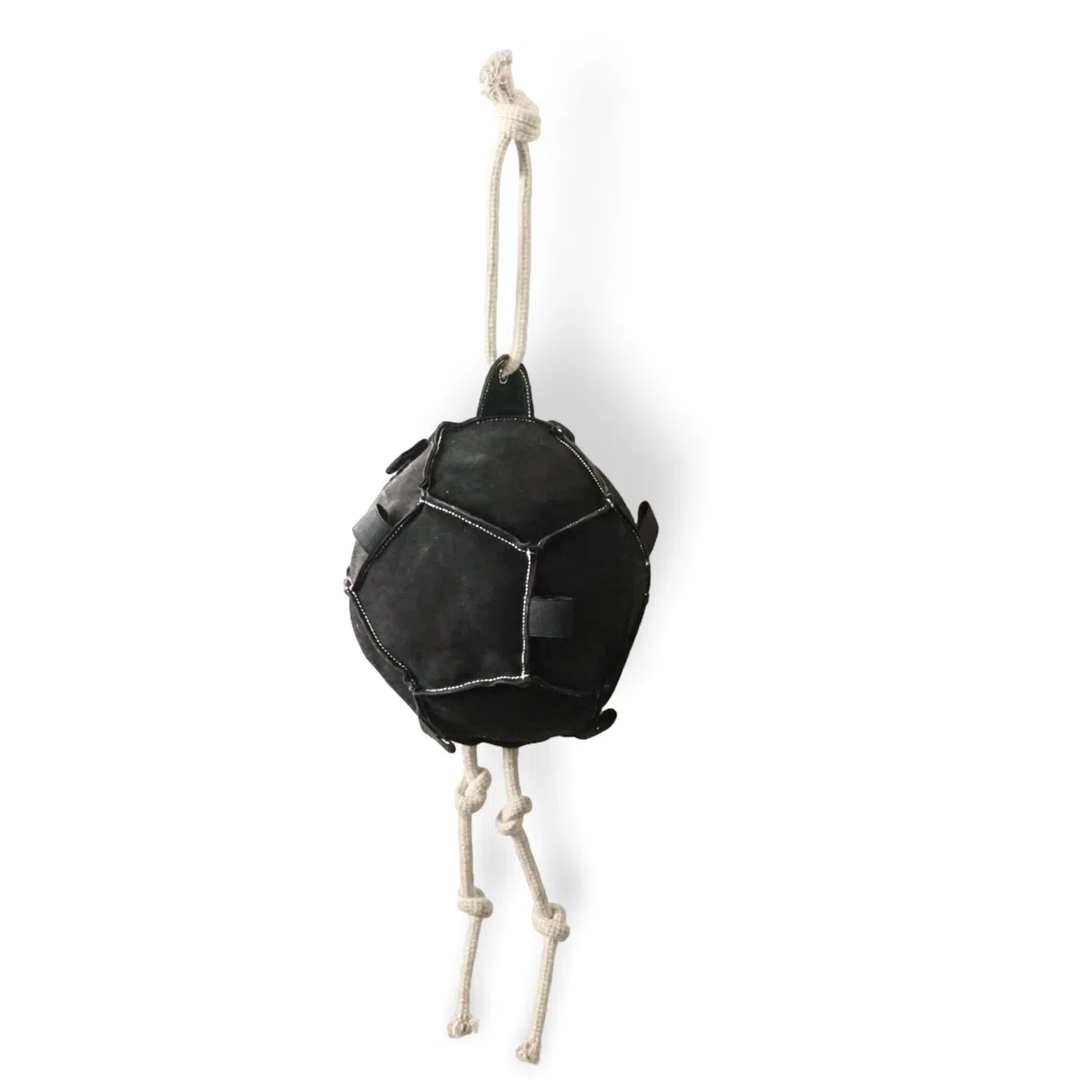 Giocattolo per cavalli, palla da gioco per cavalli, cavallo perfetto, per carote e dolcetti (nero, tinta unita)