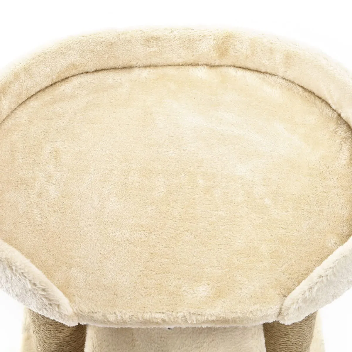 Amazon Basics Gatto albero con piattaforma tiragraffi, regular misure, Beige