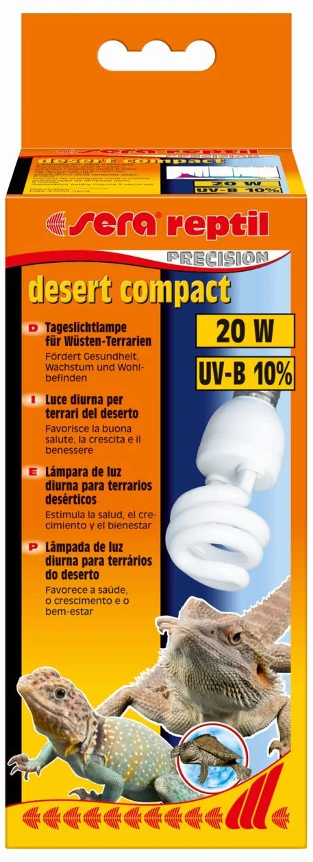 sera Reptil desert Compact 20 W - Illuminazione per terrari deserti