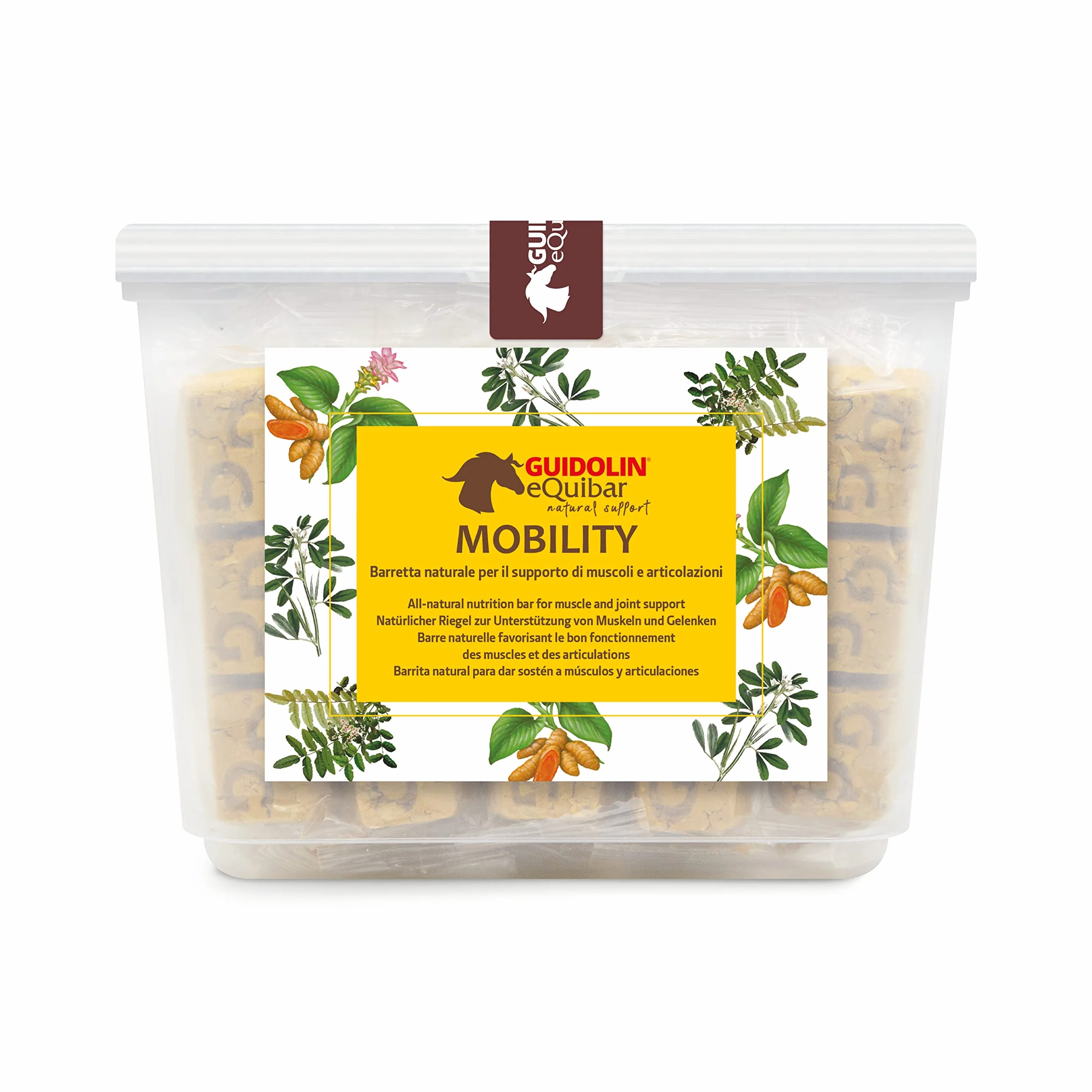 EQUIBAR Mobility: barretta naturale per il supporto di muscoli e articolazioni del cavallo - 700 gr