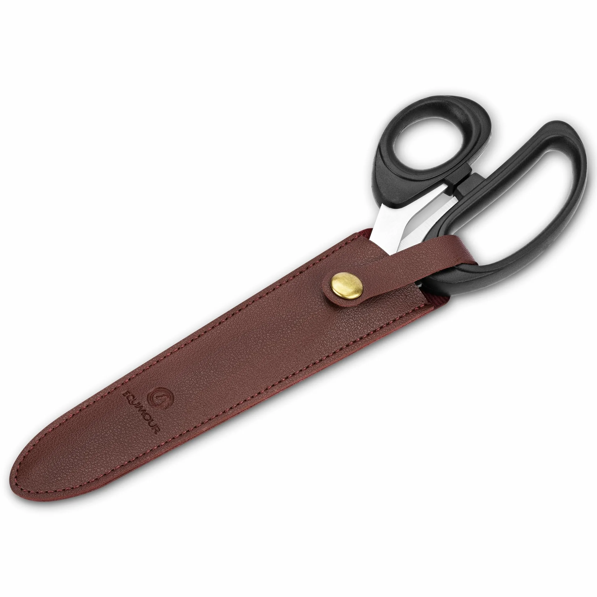 Set di forbici per cavalli, forbici per coda e criniera con custodia, lame affilate in acciaio inox, ergonomiche, ideali per la cura della coda e della criniera, incluso